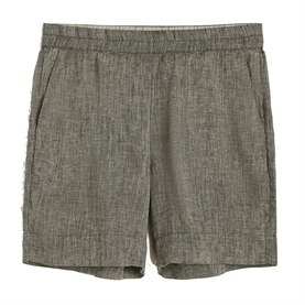 Aiayu Shorts Long Linen, Brown 
